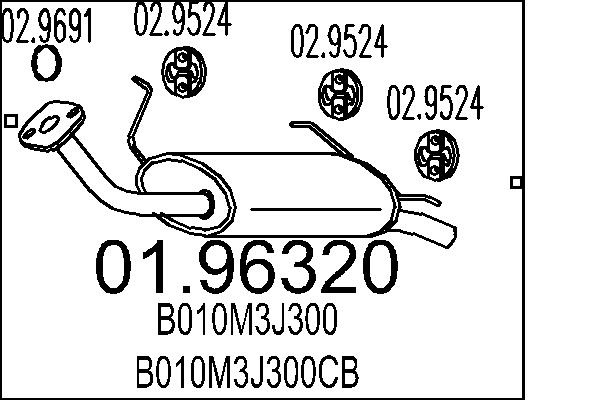 End Silencer MTS 01.96320