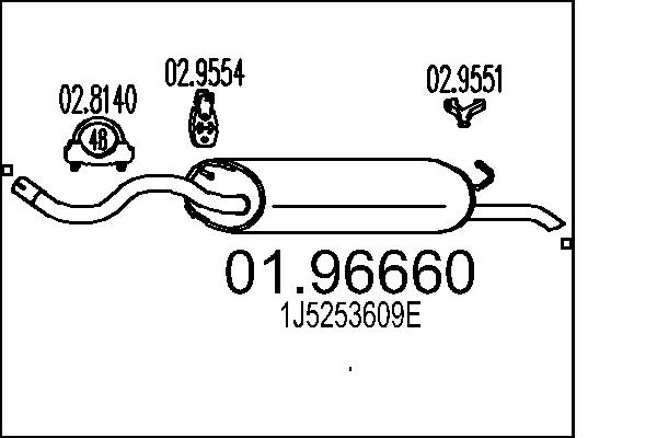 End Silencer MTS 01.96660