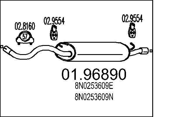 End Silencer MTS 01.96890