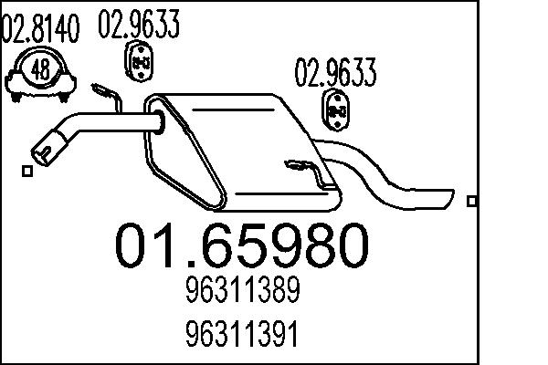 End Silencer MTS 01.65980