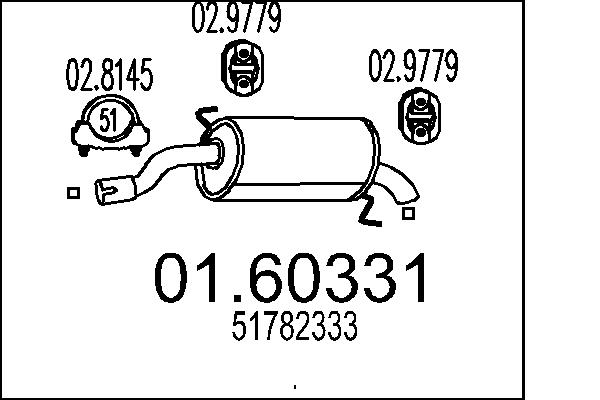 End Silencer MTS 01.60331