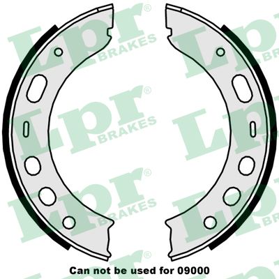 Brake Shoe Set, parking brake LPR 09510