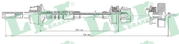 Clutch Cable LPR C0026C