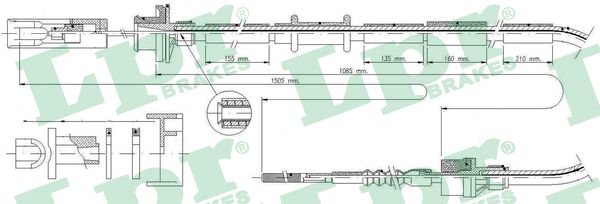 Clutch Cable LPR C0048C