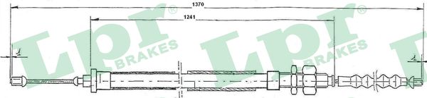Cable, parking brake LPR C0111B