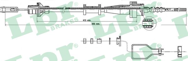 Clutch Cable LPR C0114C