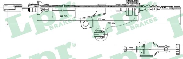 Clutch Cable LPR C0118C