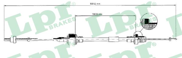 Clutch Cable LPR C0128C
