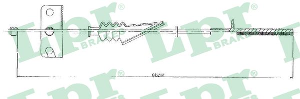 Cable, parking brake LPR C0190B