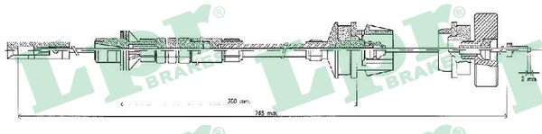 Clutch Cable LPR C0218C