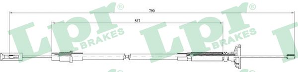 Clutch Cable LPR C0258C