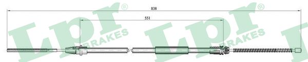 Cable, parking brake LPR C0635B