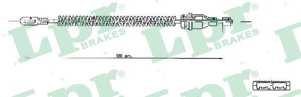 Cable, parking brake LPR C1350B