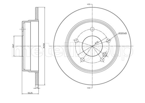 Brake Disc TRUSTING DF132
