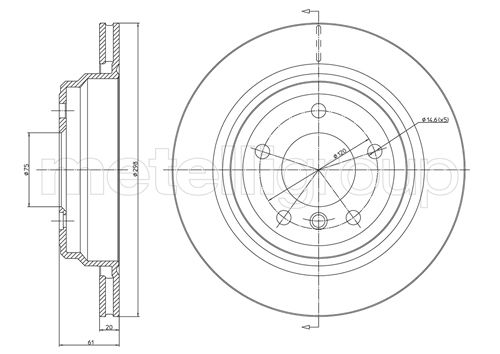 Brake Disc TRUSTING DF476