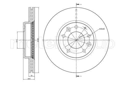 Brake Disc TRUSTING DF914