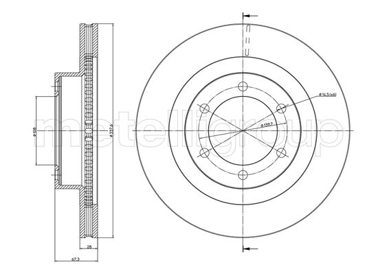 Brake Disc TRUSTING DF924