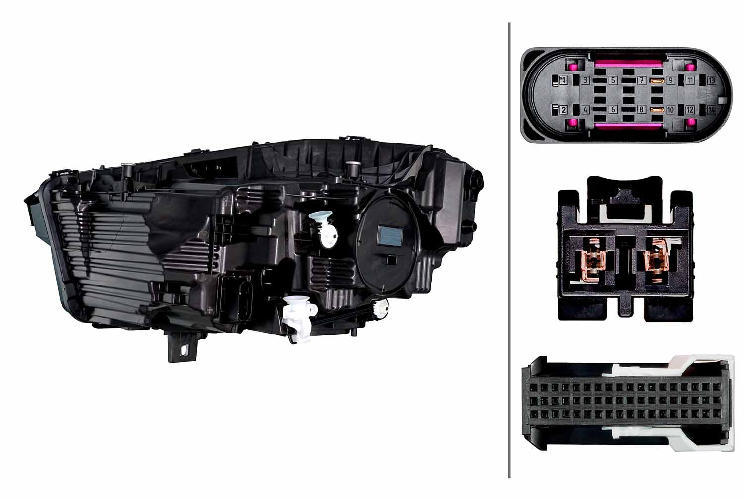 Headlight HELLA 1EX 015 568-121