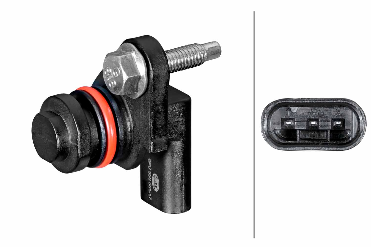 Sensor, camshaft position HELLA 6PU 358 381-171