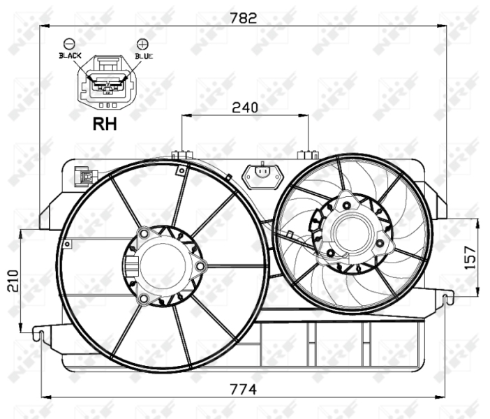 Ventilador (ón motor) NRF 47000