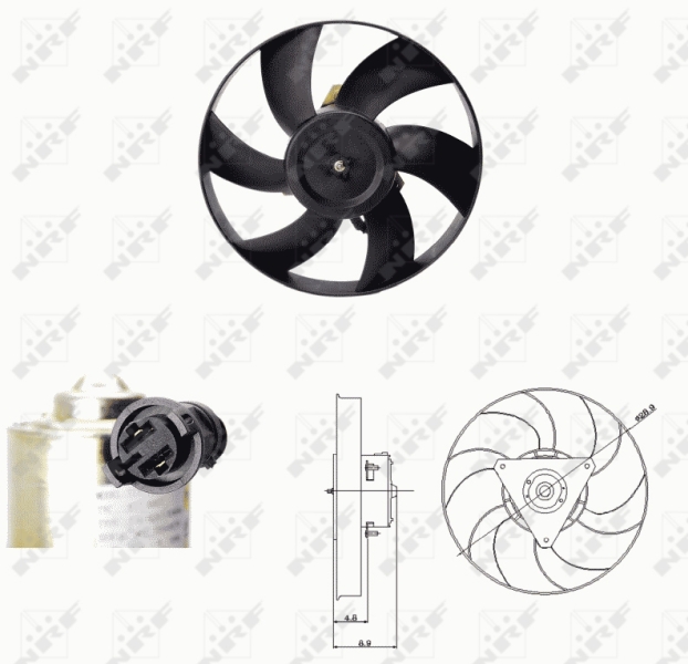 Fan, radiator NRF 47692