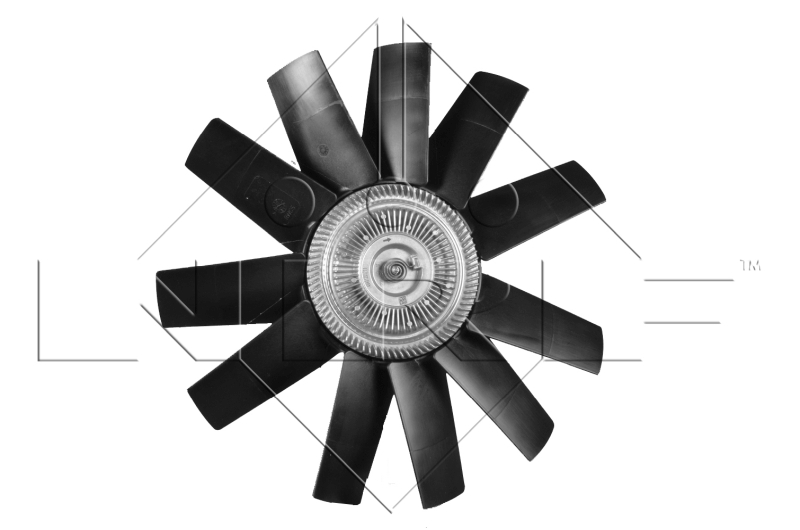 Embrague, ventilador del radiador NRF 49401