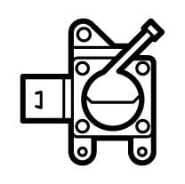 Sensor, exhaust pressure NRF 708117