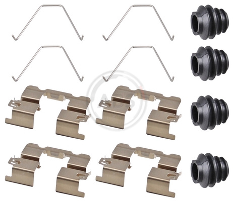 Accessory Kit, disc brake pad A.B.S. 0137Q