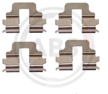 Accessory Kit, disc brake pad A.B.S. 1247Q