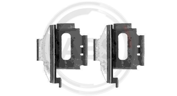 Accessory Kit, disc brake pad A.B.S. 1282Q
