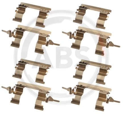 Accessory Kit, disc brake pad A.B.S. 1853Q
