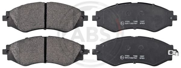 Brake Pad Set, disc brake A.B.S. 37053
