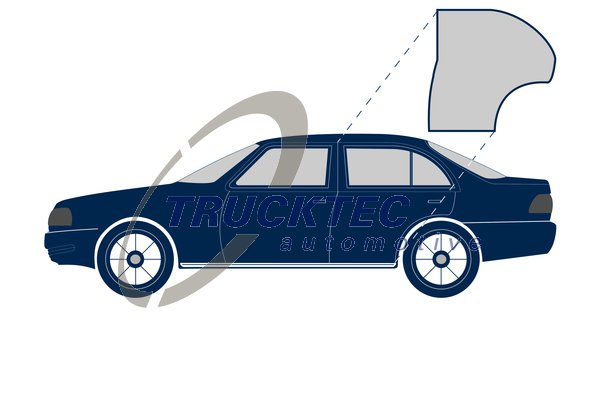 Door Seal TRUCKTEC AUTOMOTIVE 02.53.039