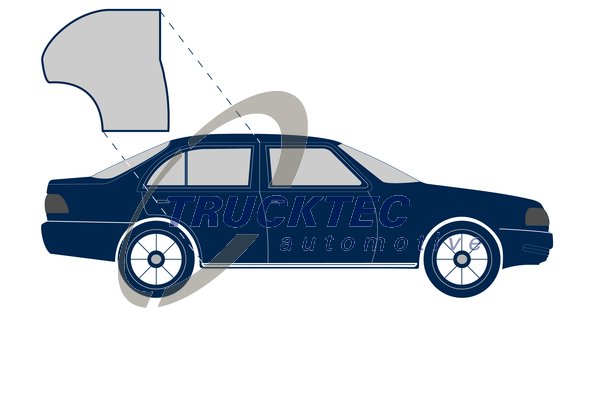 Door Seal TRUCKTEC AUTOMOTIVE 02.53.046