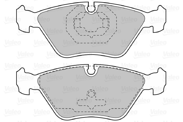 Juego de pastillas VALEO 598616
