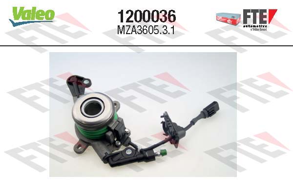 Central Slave Cylinder, clutch VALEO 1200036