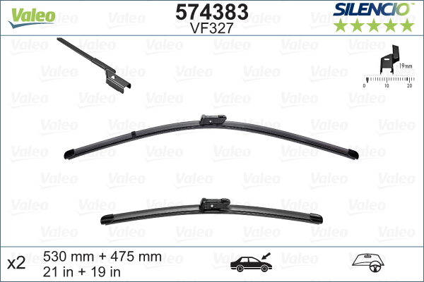 Wiper Blade VALEO 574383