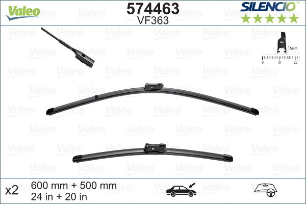 Wiper Blade VALEO 574463