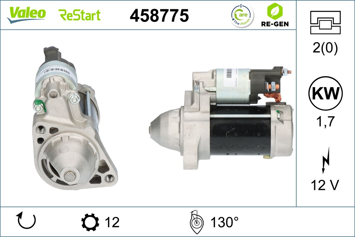 Starter VALEO 458775