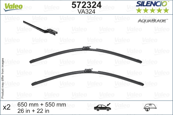 Wiper Blade VALEO 572324