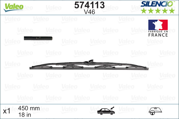 Wiper Blade VALEO 574113
