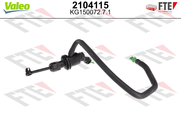 Cilindro maestro, embrague VALEO 2104115