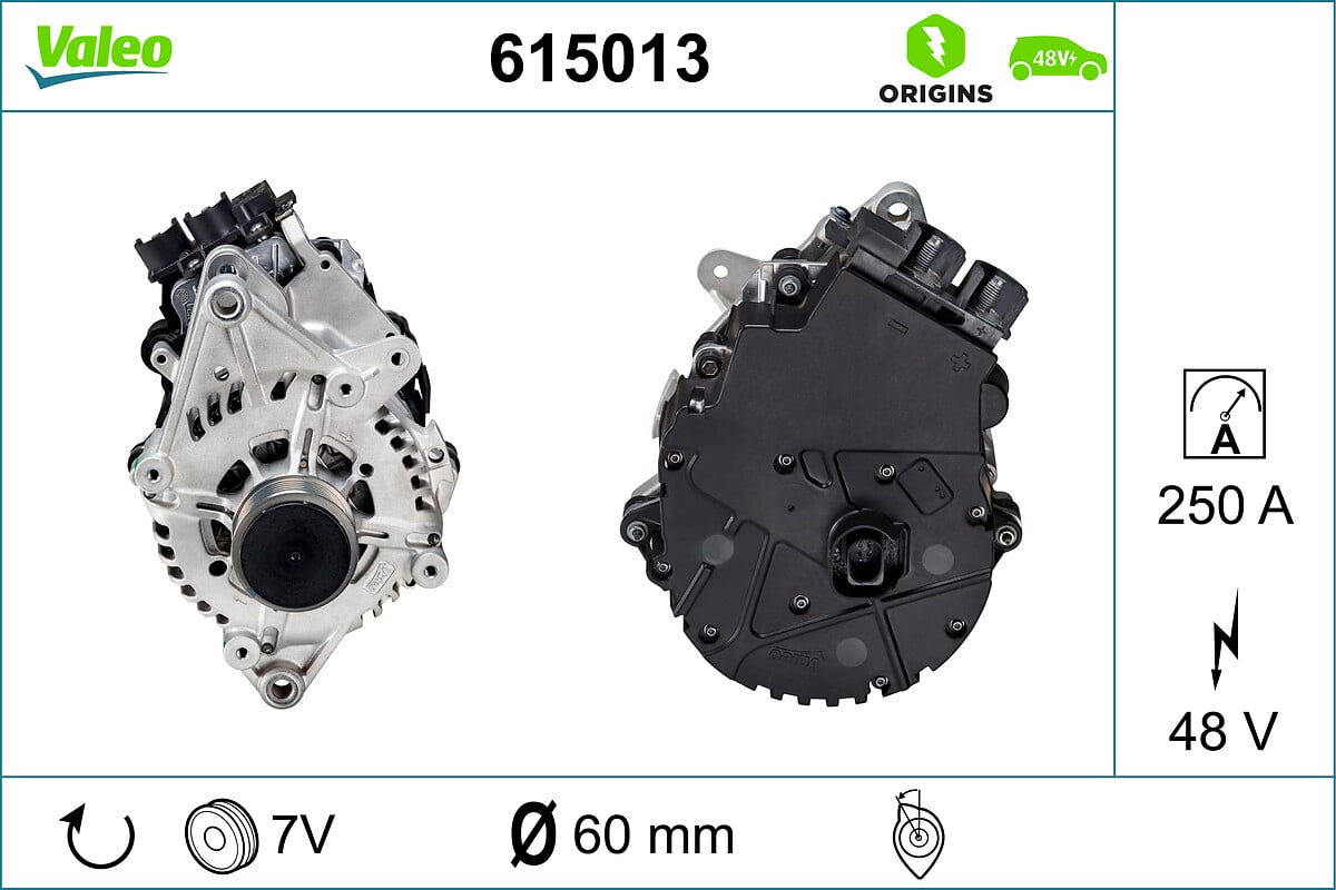Rozrusznikoalternator VALEO 615013