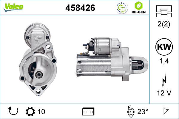 Starter VALEO 458426