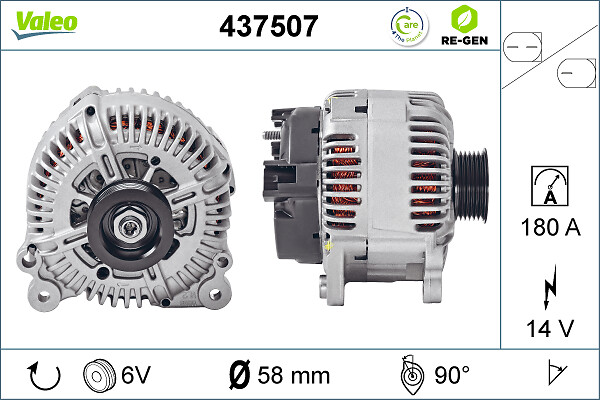 Alternator VALEO 437507