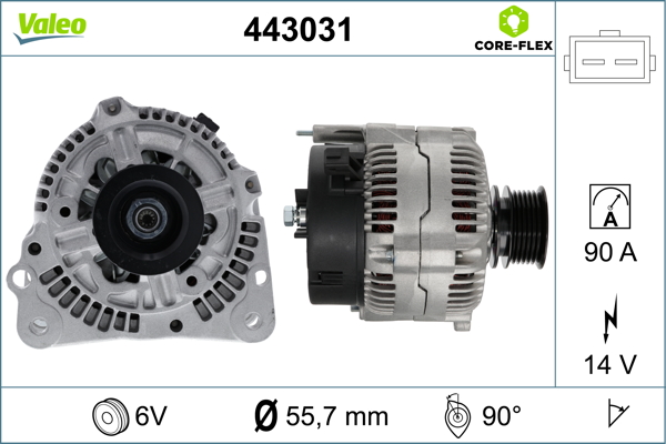 Alternator VALEO 443031