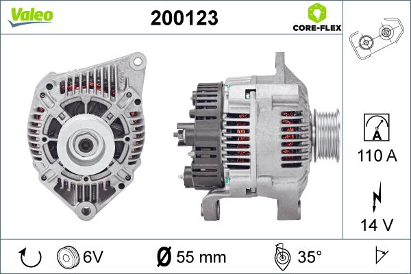 Alternator VALEO 200123