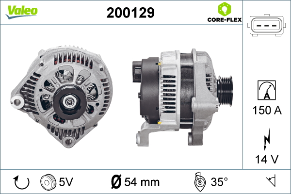 Alternator VALEO 200129