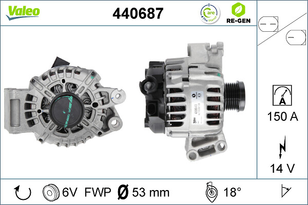 Alternator VALEO 440687