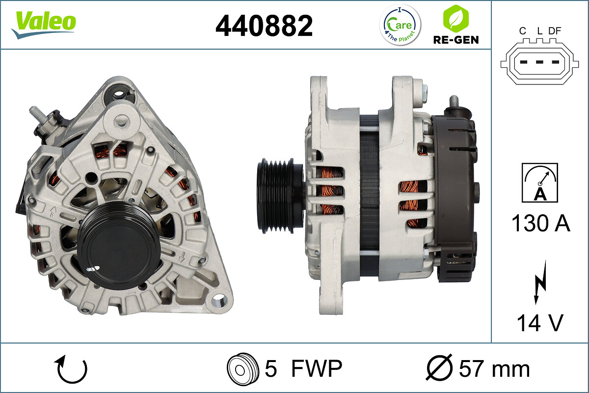 Alternator VALEO 440882